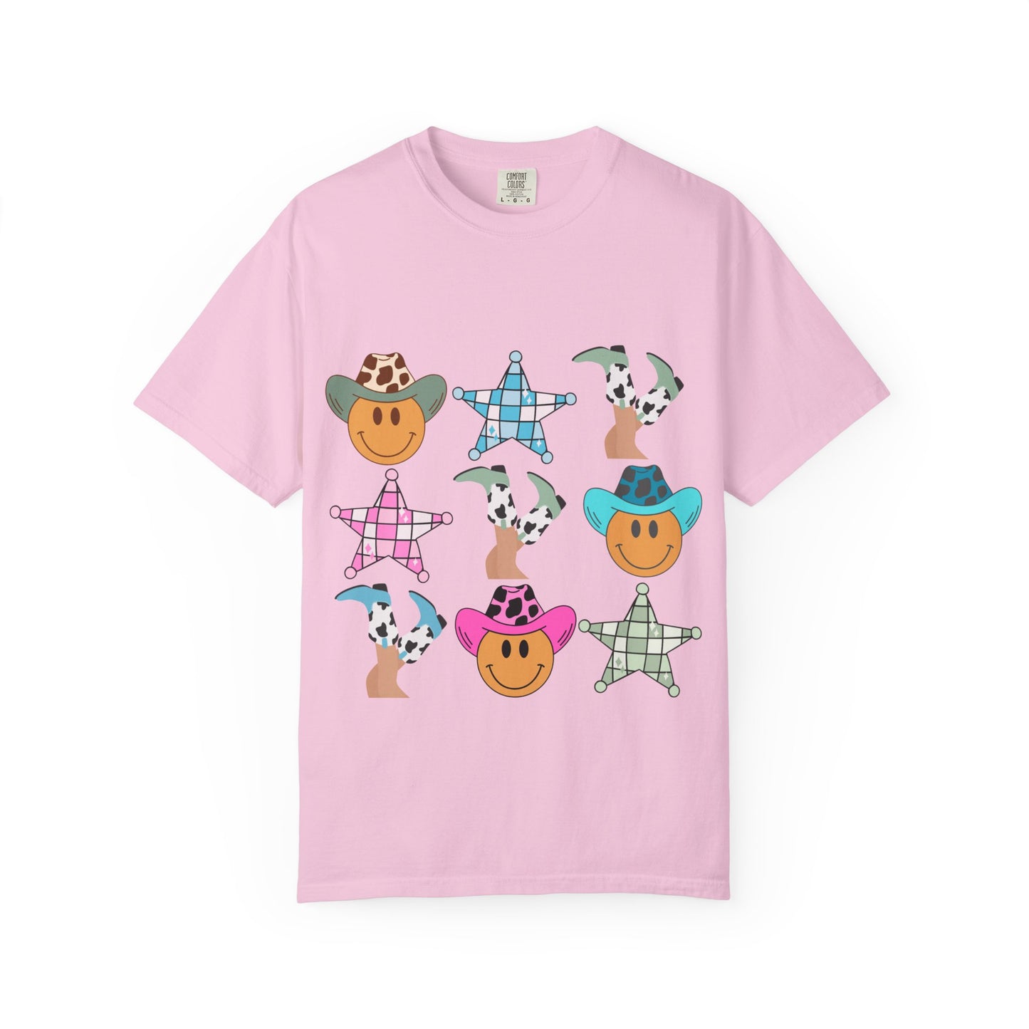Cheerful Cowboy T-Shirt, Unisex Graphic Tee, Funny Summer Shirt, Casual Gift for Animal Lovers, Vacation Outfit, Fun Beach Wear