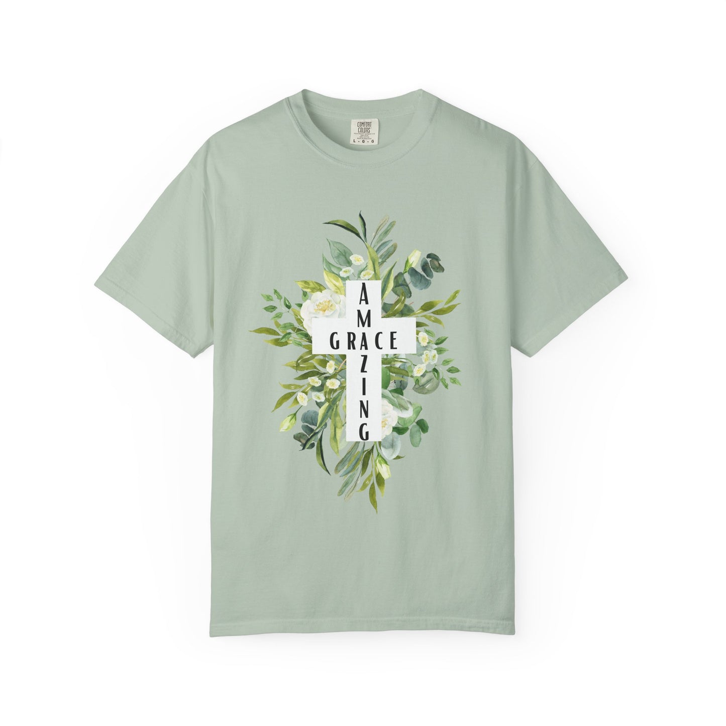 Botanical Grace T-Shirt, Unisex Tee, Nature Lover Gift, Motivational Shirt, Eco-Friendly Apparel, Floral Graphic Tee