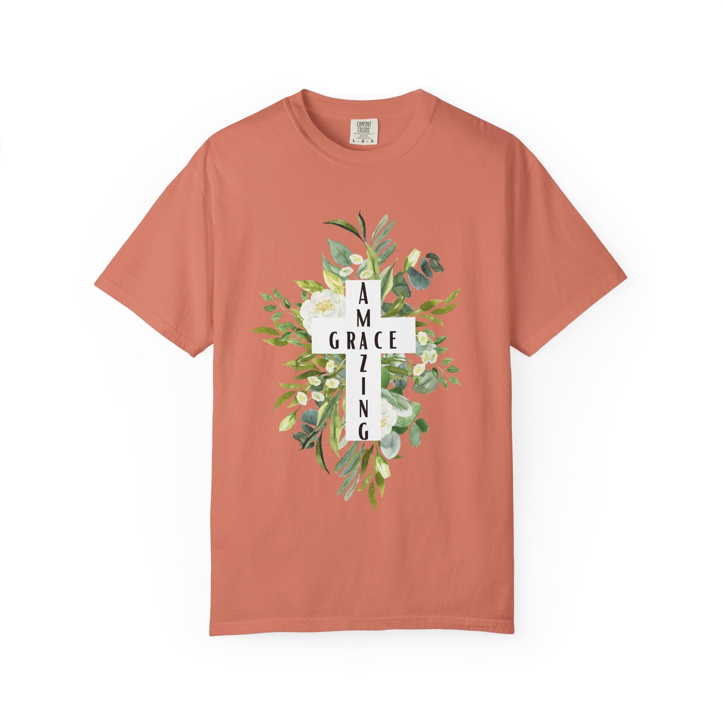 Botanical Grace T-Shirt, Unisex Tee, Nature Lover Gift, Motivational Shirt, Eco-Friendly Apparel, Floral Graphic Tee