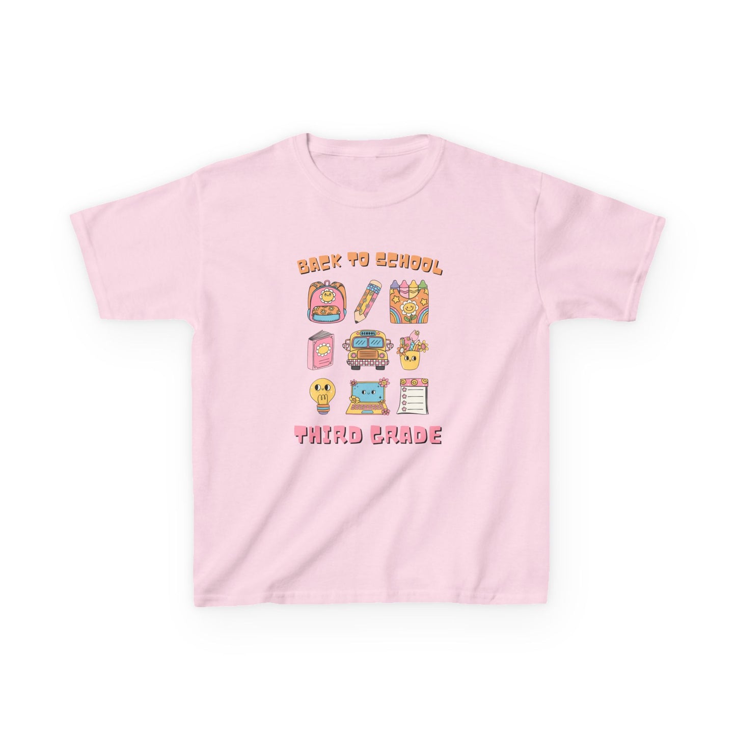 Back to School Kids Tee, Third Grade Shirt, Cute Kid's T-Shirt, Fun Classroom Apparel, School Outfit, Teacher Gift, Educational Wear