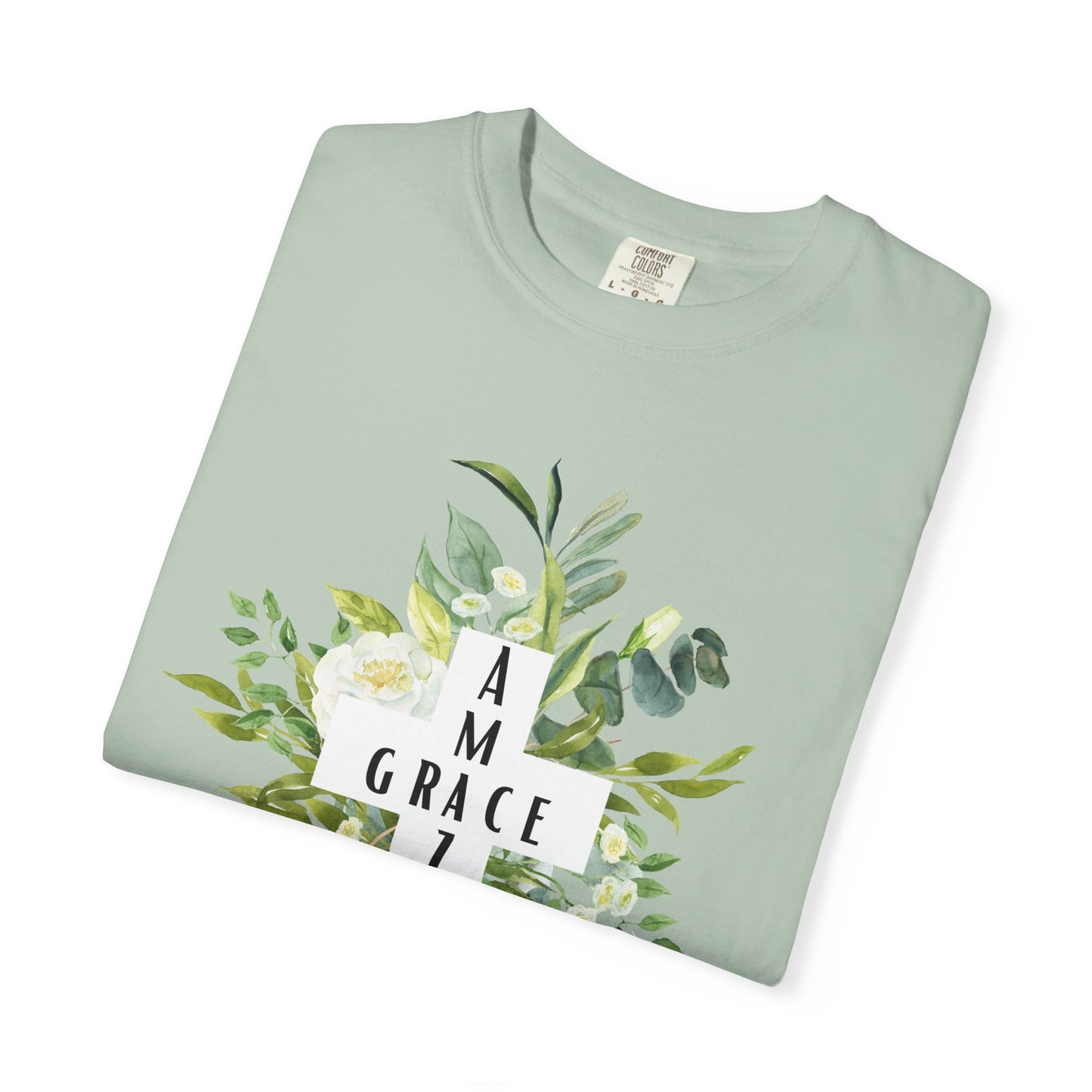 Botanical Grace T-Shirt, Unisex Tee, Nature Lover Gift, Motivational Shirt, Eco-Friendly Apparel, Floral Graphic Tee